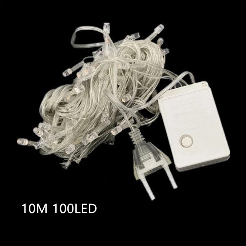 Outdoor Camping Lights String - 110V 220V 10M 100 LEDストリングガーランド クリスマスツリーチェーン