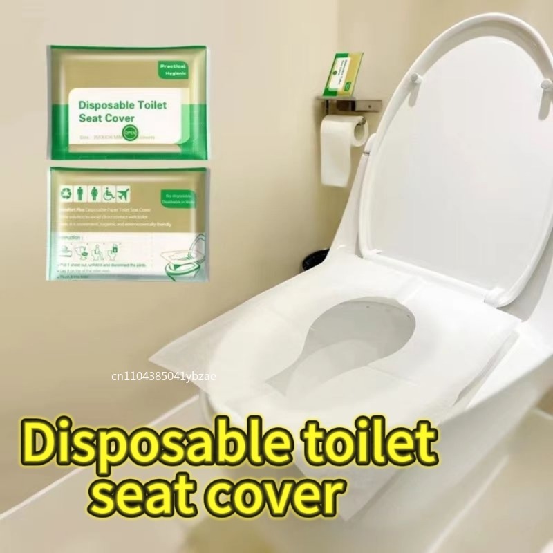Outdoor Camping Toilet - 10-120 個使い捨て便座カバーポータブル旅行キャンプホテルのバスルーム分解性防水トイレマットアクセサリー