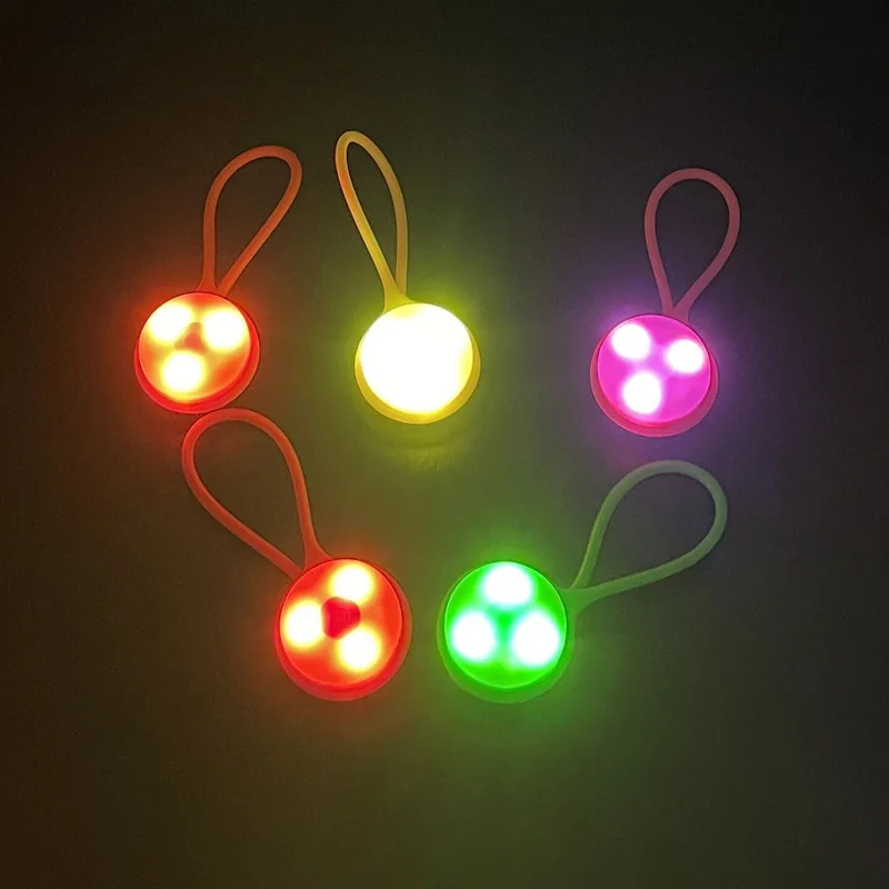 Outdoor Camping Lights String - 屋外バックパックライトシリコーン LED ナイトランニング警告灯キャンプ風ロープライト旅行用品