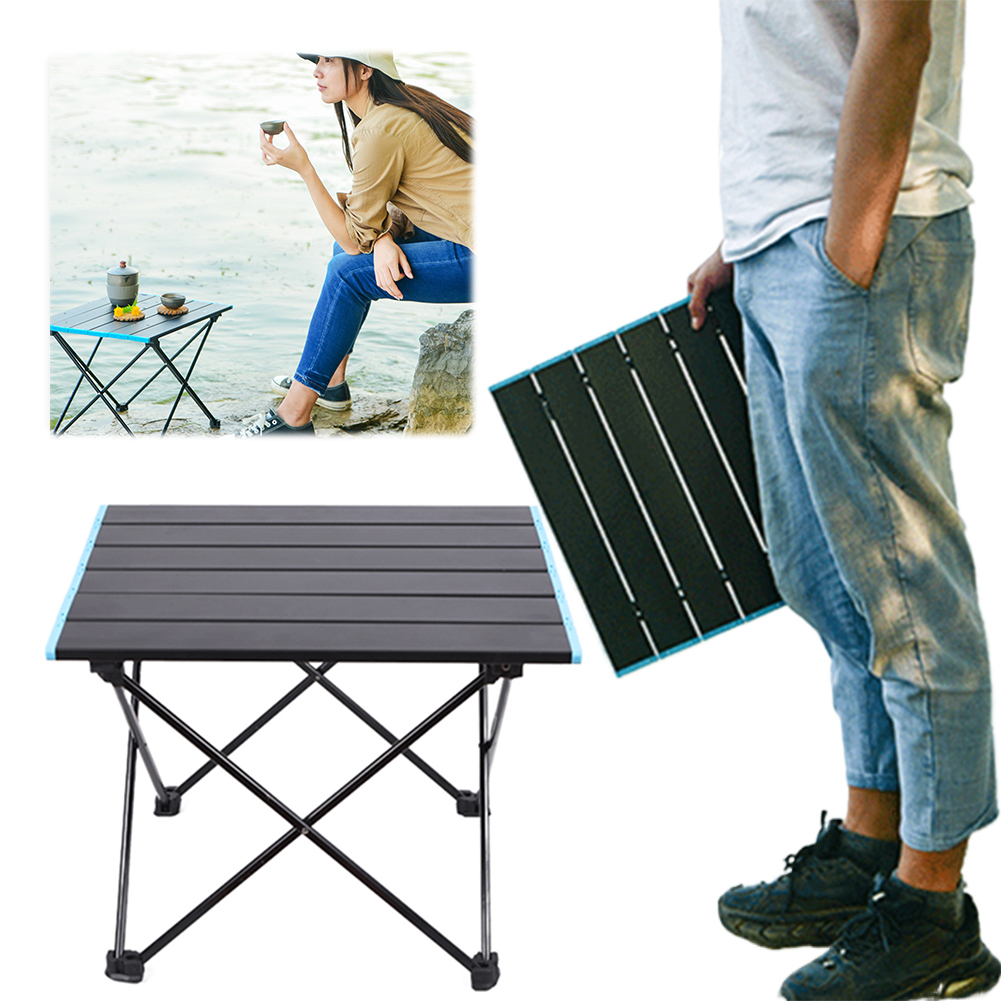 Outdoor Camping Cooking Table - キャンプテーブル アルミ合金ビーチテーブル 軽量アウトドアテーブル キャリーバッグ付き ビーチ アウトドア