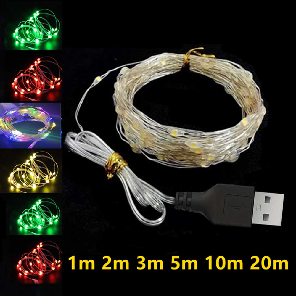 Outdoor Camping Lights String - 20 メートル USB LED ストリングライト妖精ストリングライトウォームホワイト LED