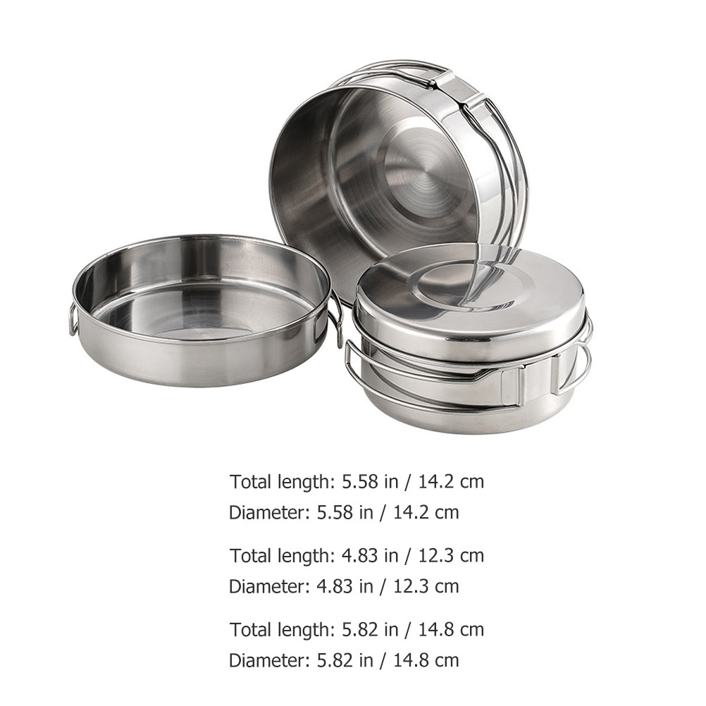 1セット アウトドア ステンレス製 キャンプ用調理器具 ポー - Outdoor Camping Cooking Set のレビューと価格