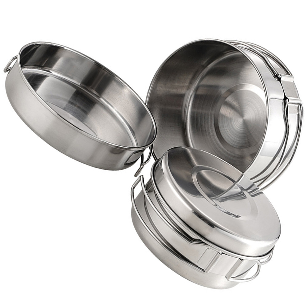 1セット アウトドア ステンレス製 キャンプ用調理器具 ポー - Outdoor Camping Cooking Set のレビューと価格