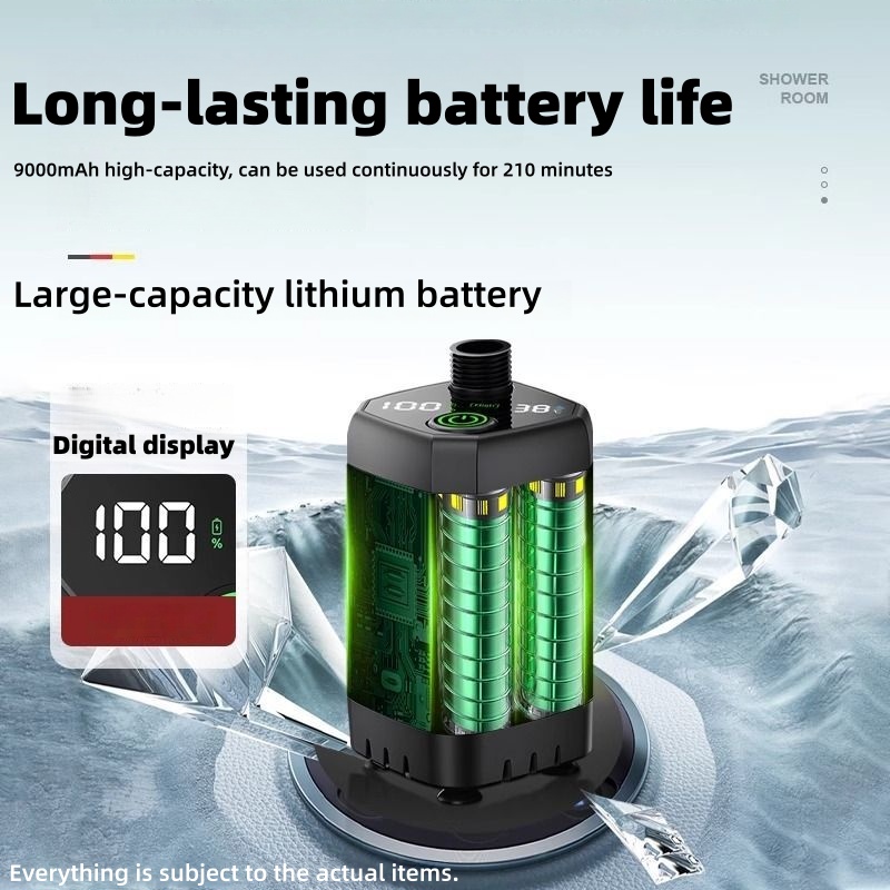 ポータブル屋外電気シャワーユニット キャンプシャワーキット  - Battery Outdoor Camping のレビューと価格