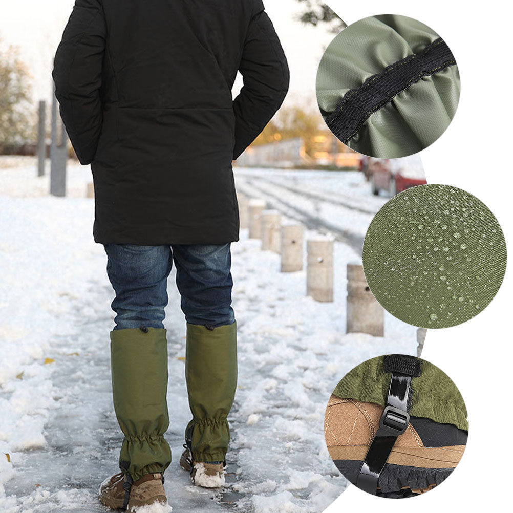 1組 防水スノーゲイター 耐裂性 軽量 ハイキング用レッグプ - Outdoor Camping In Winter のレビューと価格