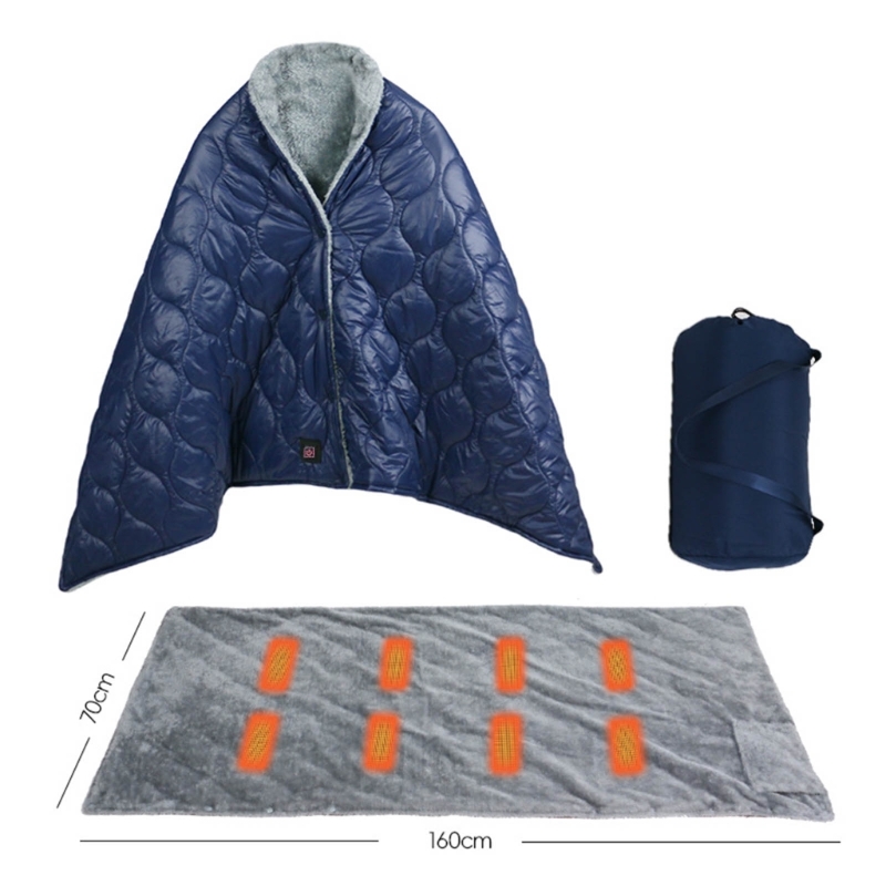 USB は屋外のキャンプ寮のための不浸透性暖房ブランケット  - Outdoor Camping Heated Blanket のレビューと価格