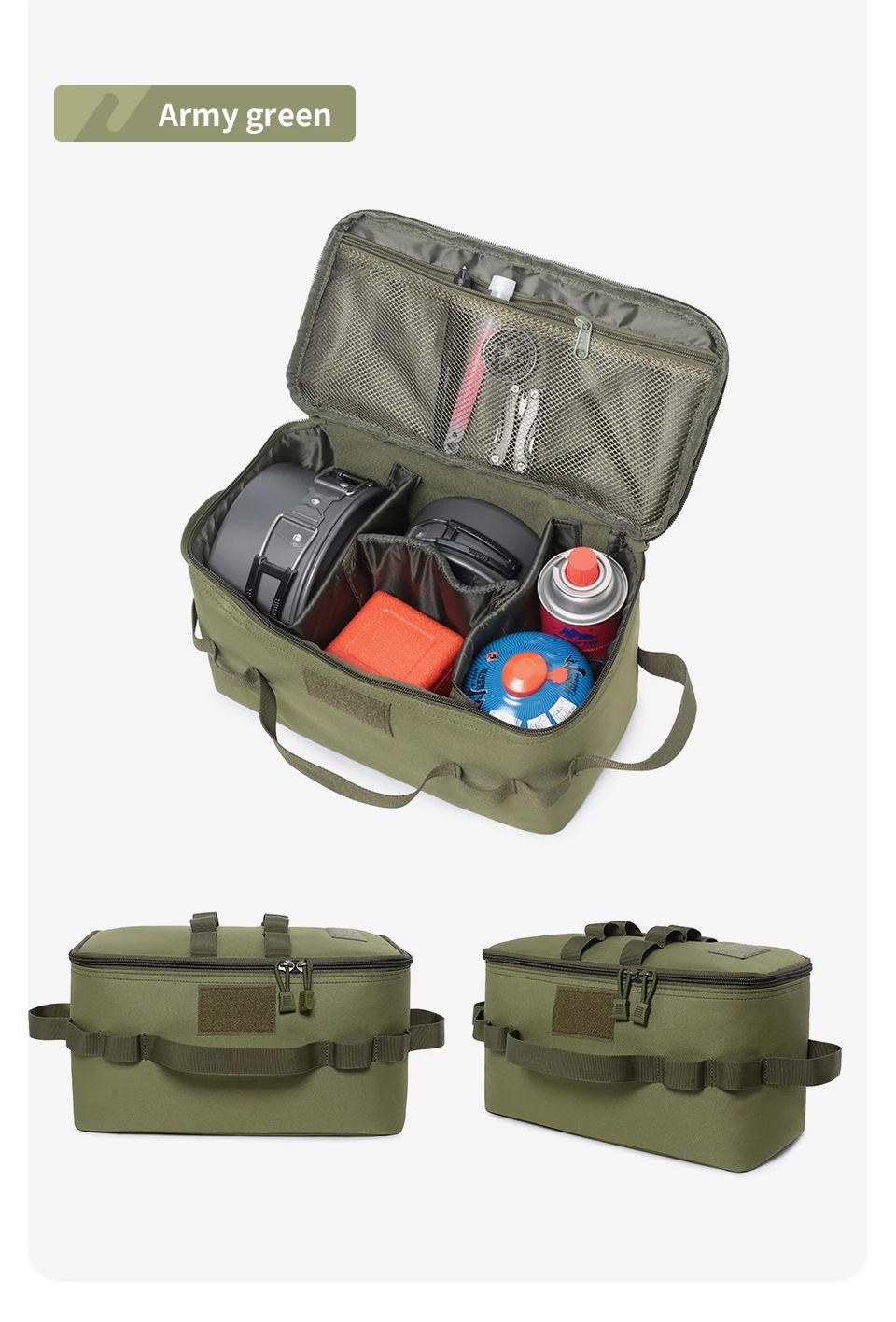 屋外キャンプ用ガスタンク収納バッグ 大容量 グラウンドネイル - Outdoor Camping Utensils のレビューと価格