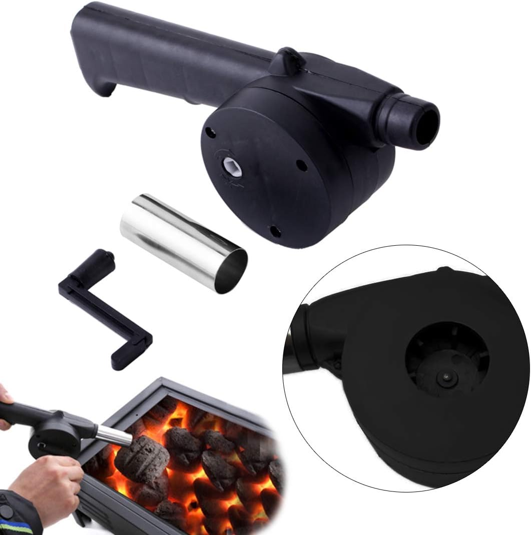 BBQファン送風機、速燃スターター、ポータブル手動クランク、 - Outdoor Camping Cooking Set のレビューと価格