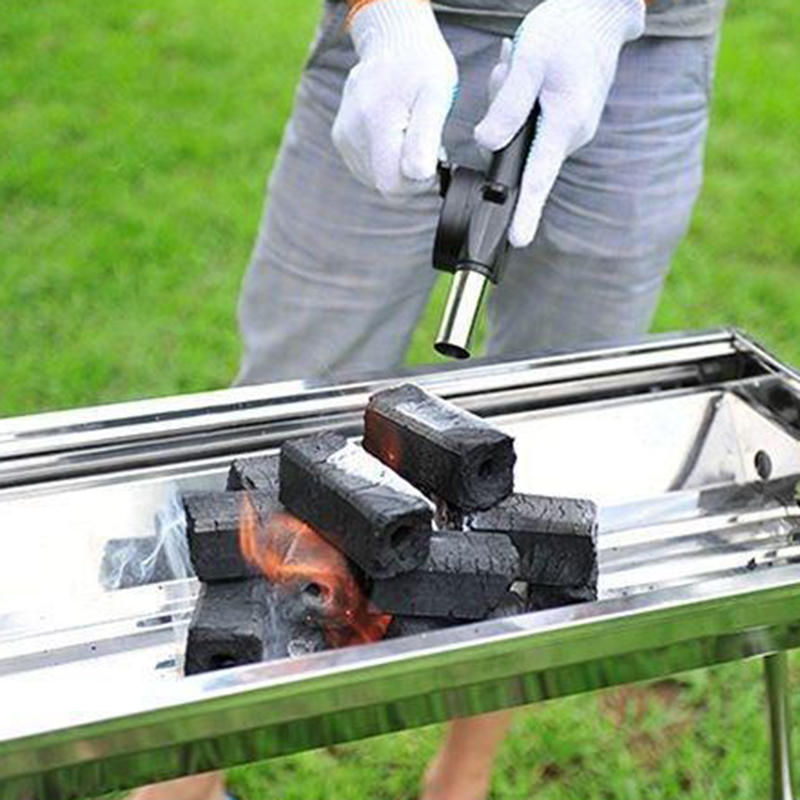 BBQファン送風機、速燃スターター、ポータブル手動クランク、 - Outdoor Camping Cooking Set のレビューと価格