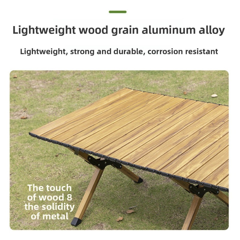 新しいスタイリッシュなアウトドア折りたたみテーブル、ポータブ - Outdoor Camping Table With Storage のレビューと価格