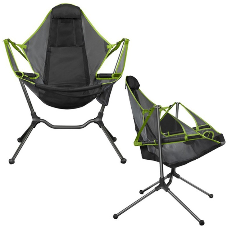 ポータブル折りたたみ式キャンプロッキングチェア、頑丈な屋外レ - Outdoor Camping Rocking Chair のレビューと価格