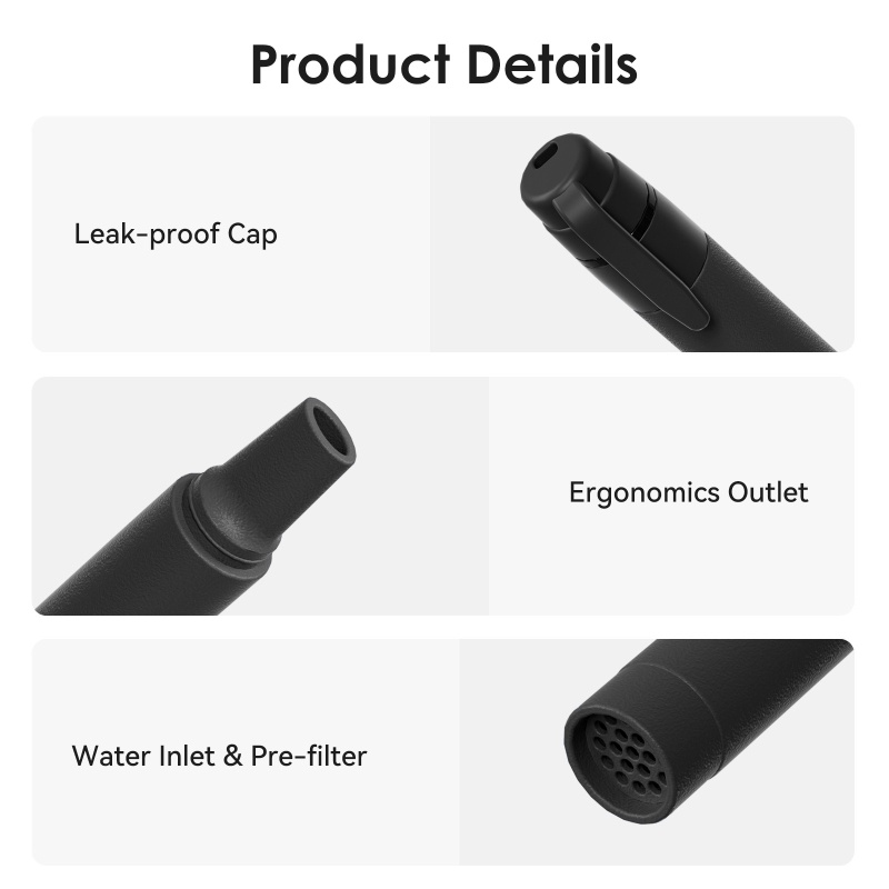 水フィルターストロー屋外用小型水ろ過ツールポータブル浄水器ス - Portable Water Filter のレビューと価格