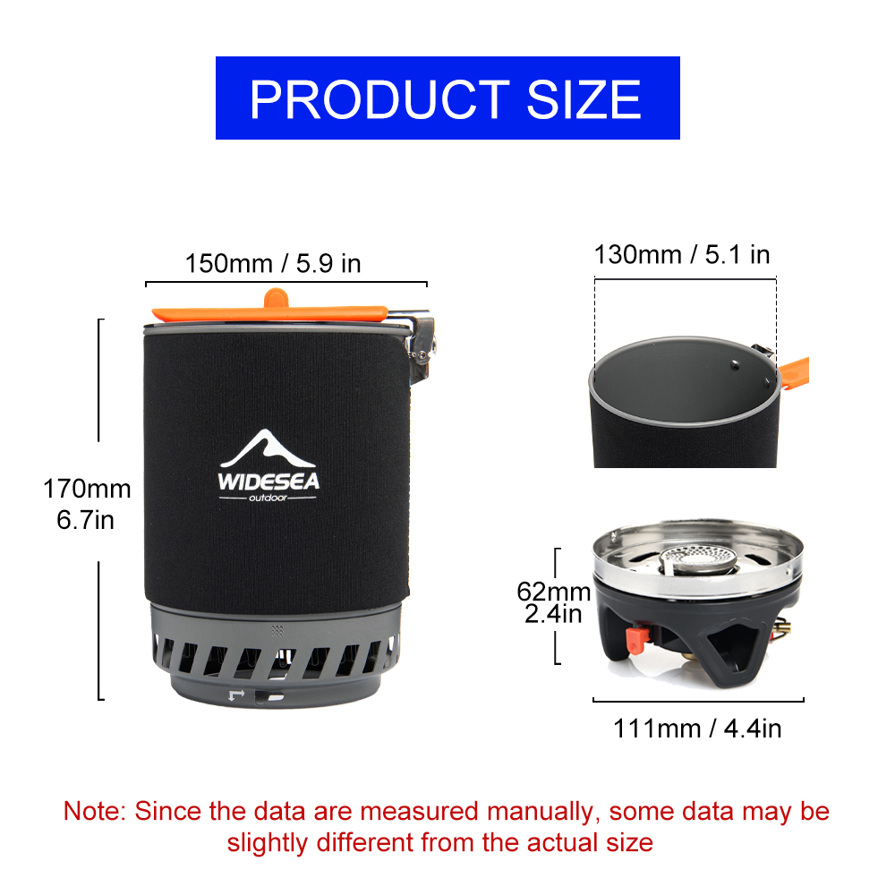 広範囲の海でのキャンプ用調理システム、熱交換器付き屋外ガスバ - Outdoor Camping Cooking Set のレビューと価格