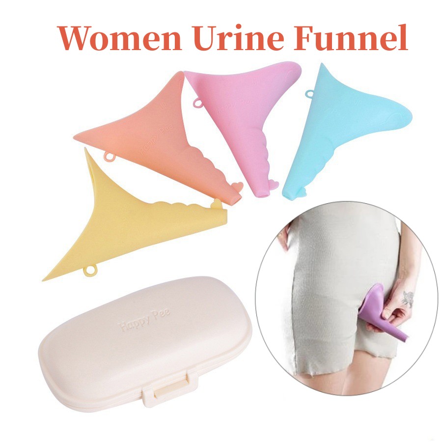 持ち運び可能な女性のためのシリコン小便器、トイレスドレイナー - Outdoor Camping Toilet のレビューと価格