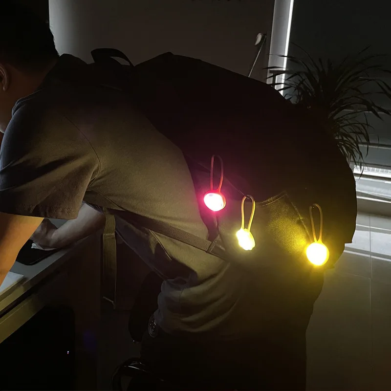 屋外バックパックライトシリコーン LED ナイトランニング警 - Outdoor Camping Lights String のレビューと価格