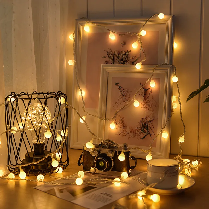 10 メートル USB/バッテリー電源ボール LED ストリ - Outdoor Camping Lights String のレビューと価格