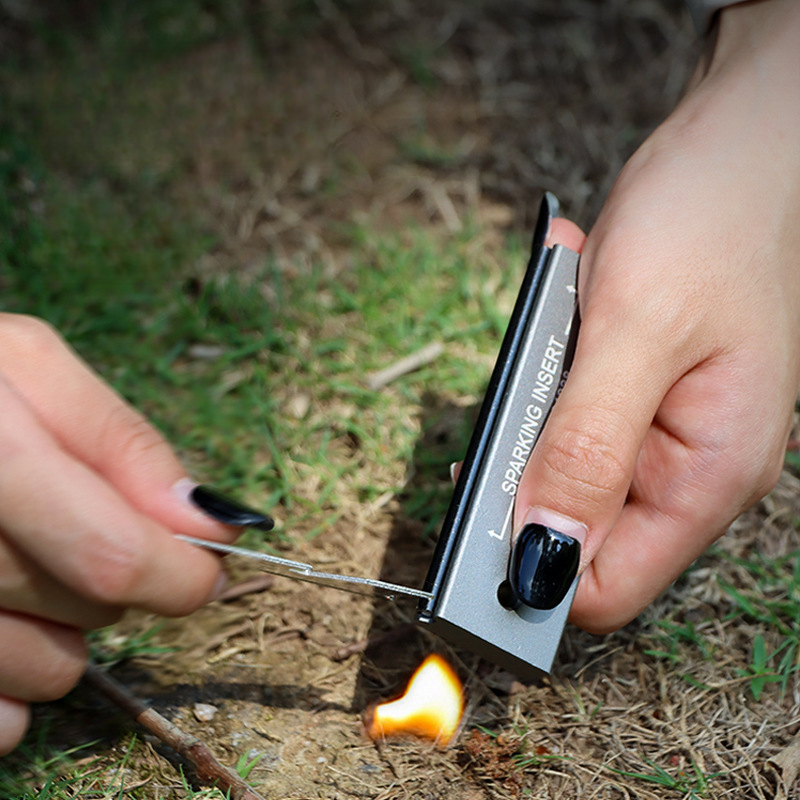 防水マグネシウムフリント＆スティールスティック点火キット、簡 - Fire Starter Flint のレビューと価格