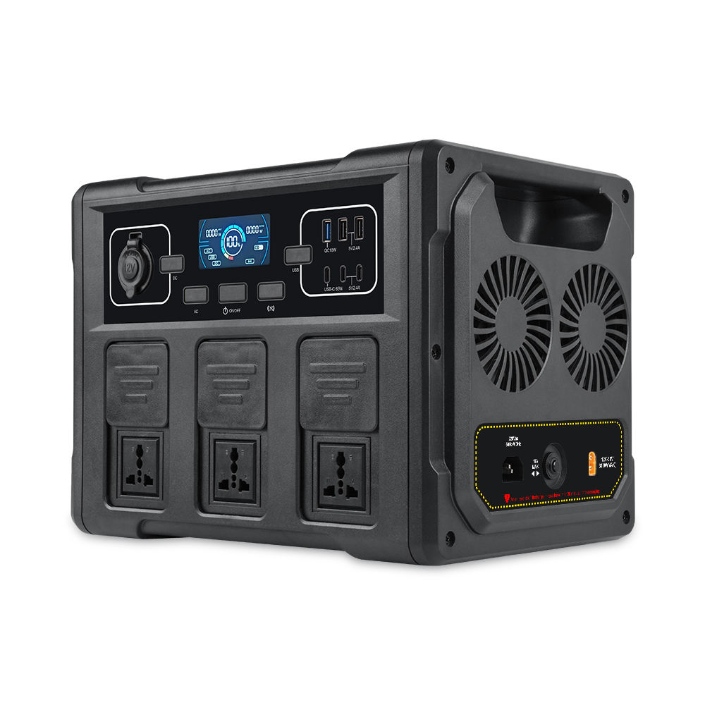 1200Wポータブルソーラー発電機、LiFePO4バッテリー - Battery Outdoor Camping のレビューと価格
