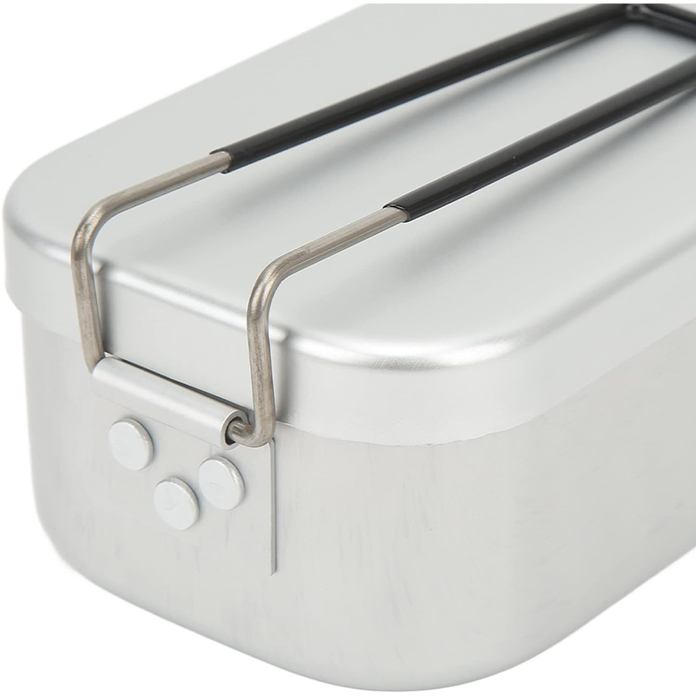800 ミリリットルアルミ弁当箱屋外キャンプ調理器具食器折り - Outdoor Camping Cooking Set のレビューと価格