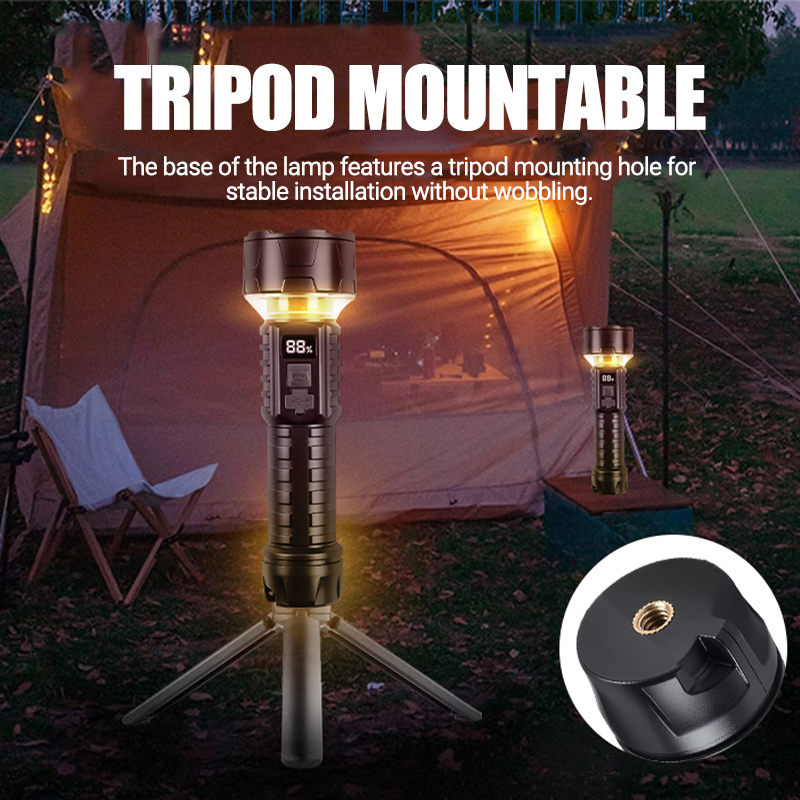 COB LED 懐中電灯充電式ランタン 7 コアキャンプトー - Outdoor Camping Lantern のレビューと価格