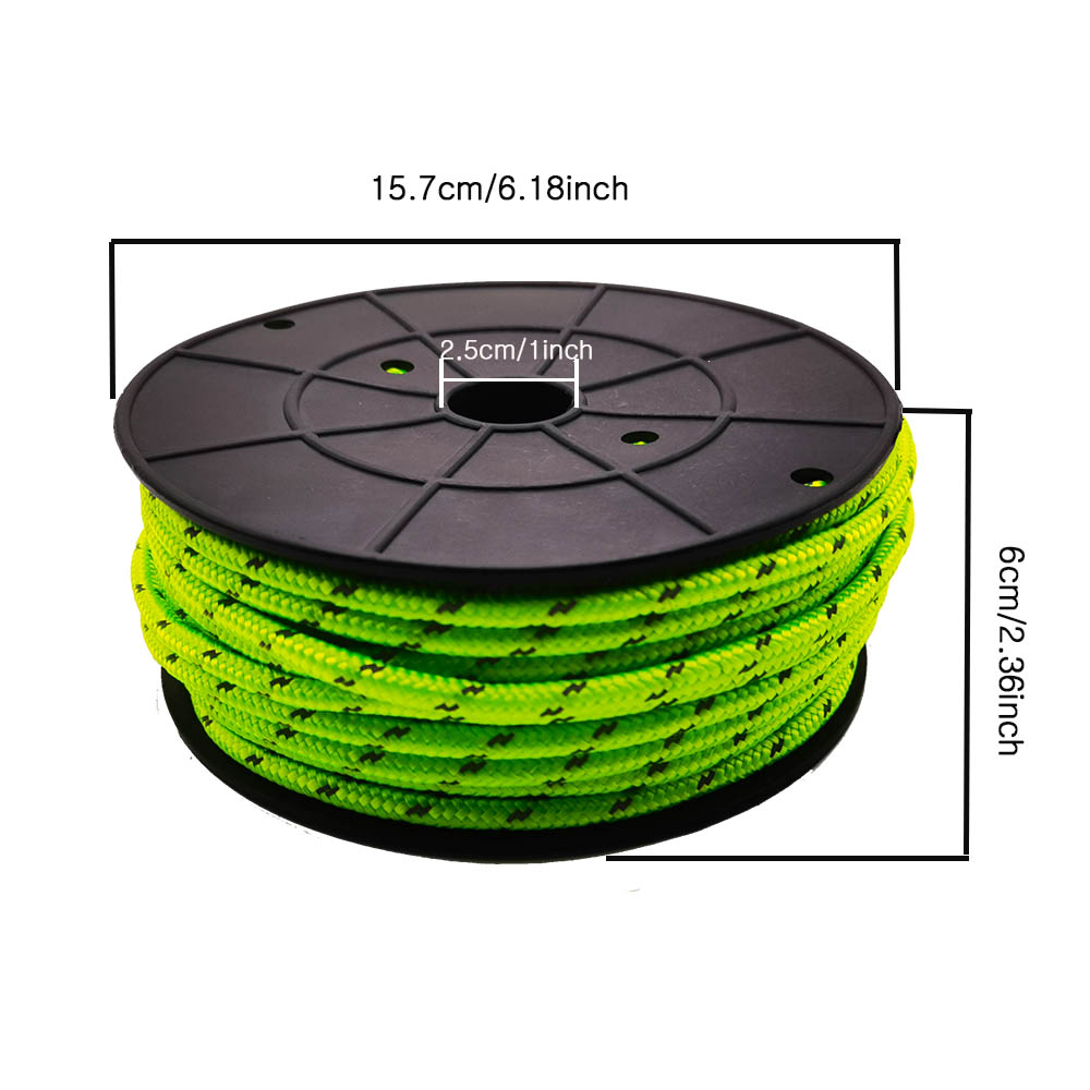 30 メートル反射パラコード 6 ミリメートルパラシュートコ - Outdoor Camping Lights String のレビューと価格