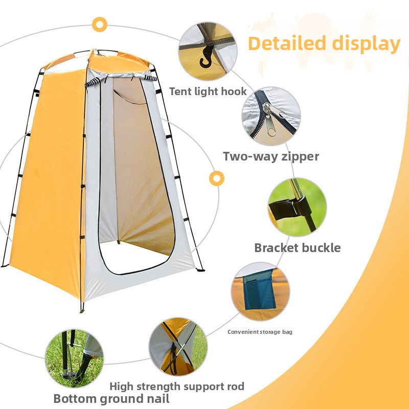 ポップアップ式プライバシーテント アウトドアシャワーテント  - Outdoor Camping Toilet のレビューと価格