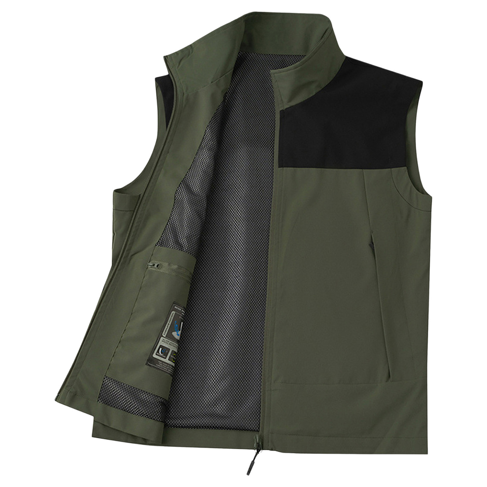 # M-5XL メンズゴルフベスト スタンドカラー ノースリ - Outdoor Camping In Winter のレビューと価格