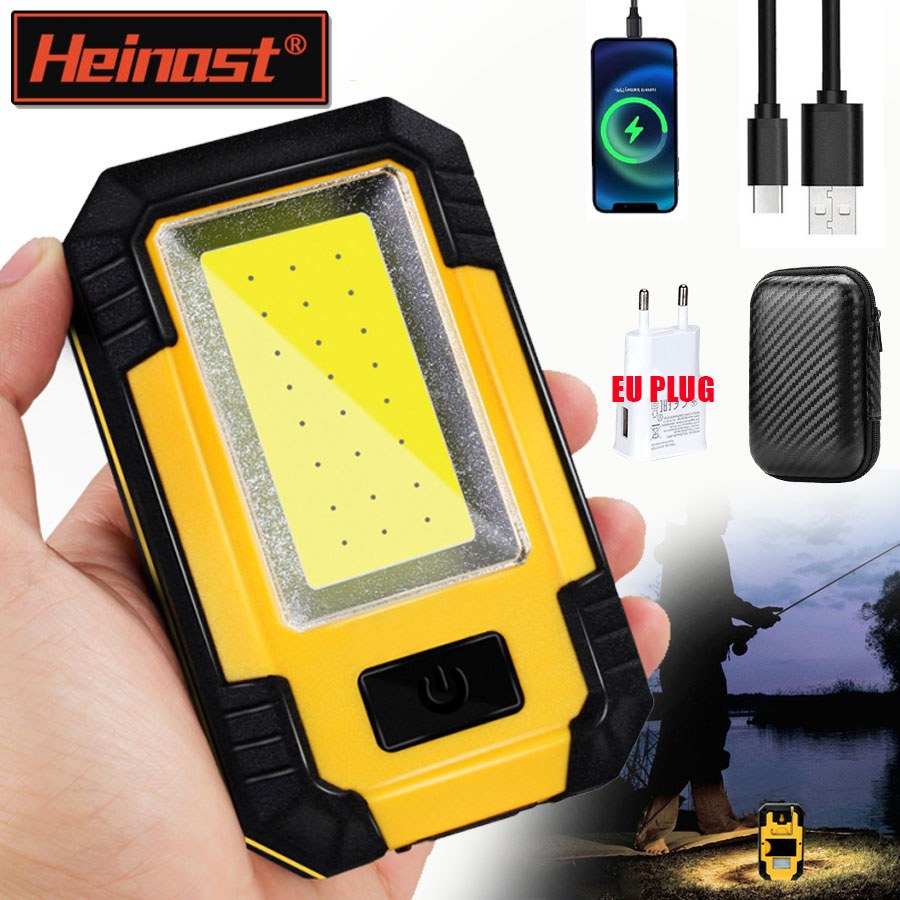 ポータブル4000mAh充電式作業灯 超高輝度COB懐中電灯 - Outdoor Camping Lantern のレビューと価格