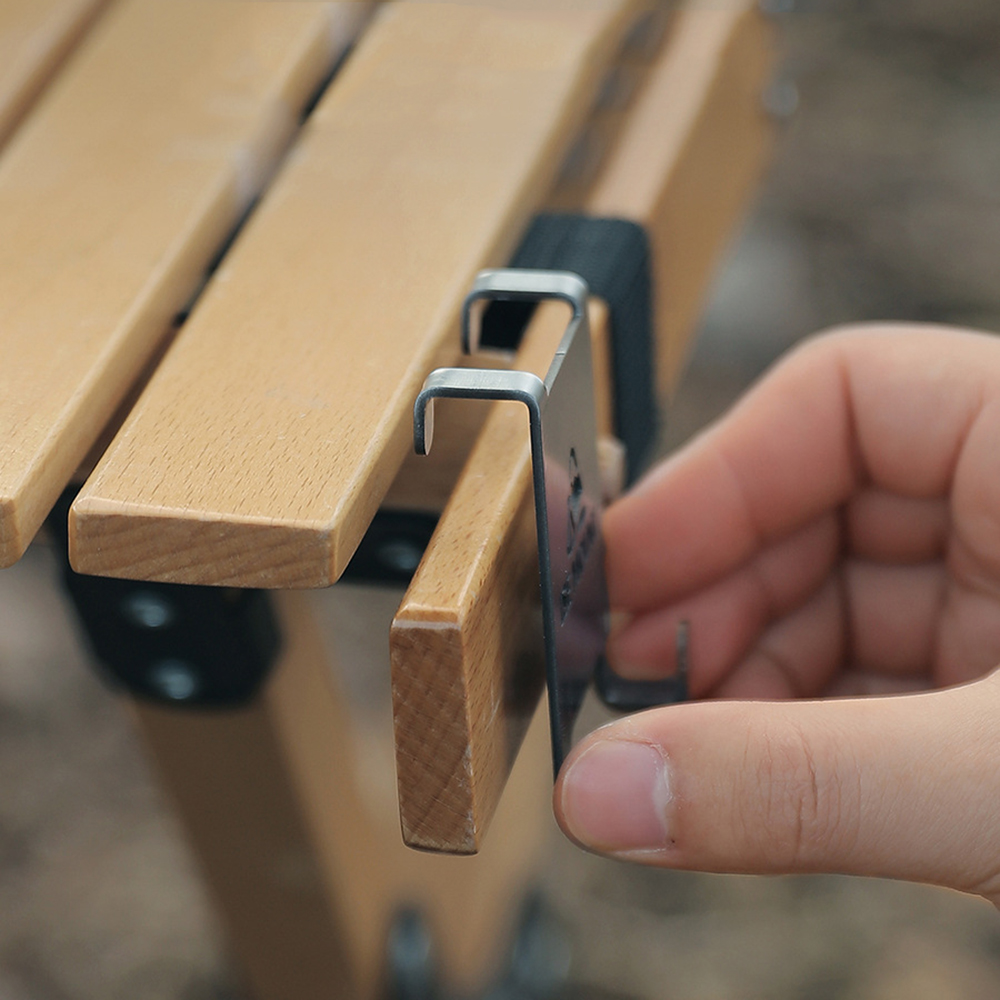 ハングガスキャニスターフックキャンプテーブルフック​​ステン - Outdoor Camping Table With Storage のレビューと価格