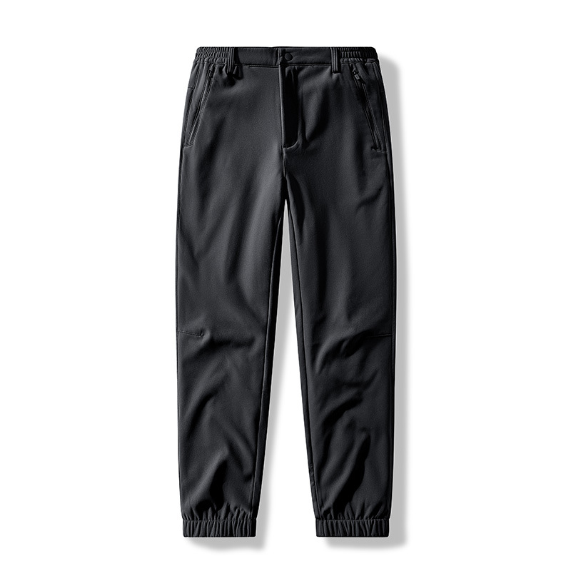 男性女性用ウィンターソフトシェルパンツ、フリース裏地付き、防 - Outdoor Camping In Winter のレビューと価格