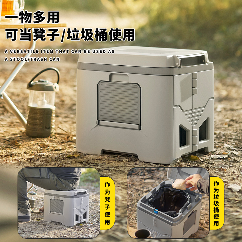 多機能折りたたみスツール、大人用ポータブルキャンプトイレ、屋 - Outdoor Camping Toilet のレビューと価格