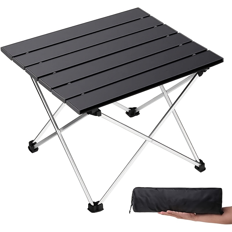 持ち運び可能な折りたたみ式キャンプテーブル、軽量でビーチ、ピ - Outdoor Camping Cooking Table のレビューと価格