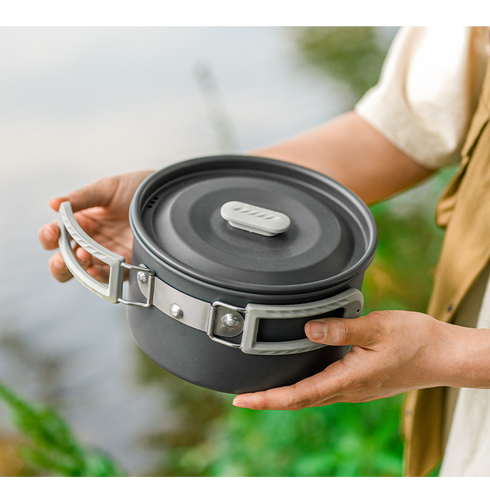 Naturehike アウトドアポットセット、キャンプ調理器 - Outdoor Camping Cooking Set のレビューと価格