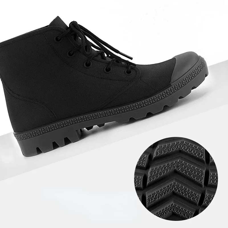 メンズレースアップアンクルコットンブーツ,滑り止めブーツ,防 - Outdoor Camping In Winter のレビューと価格