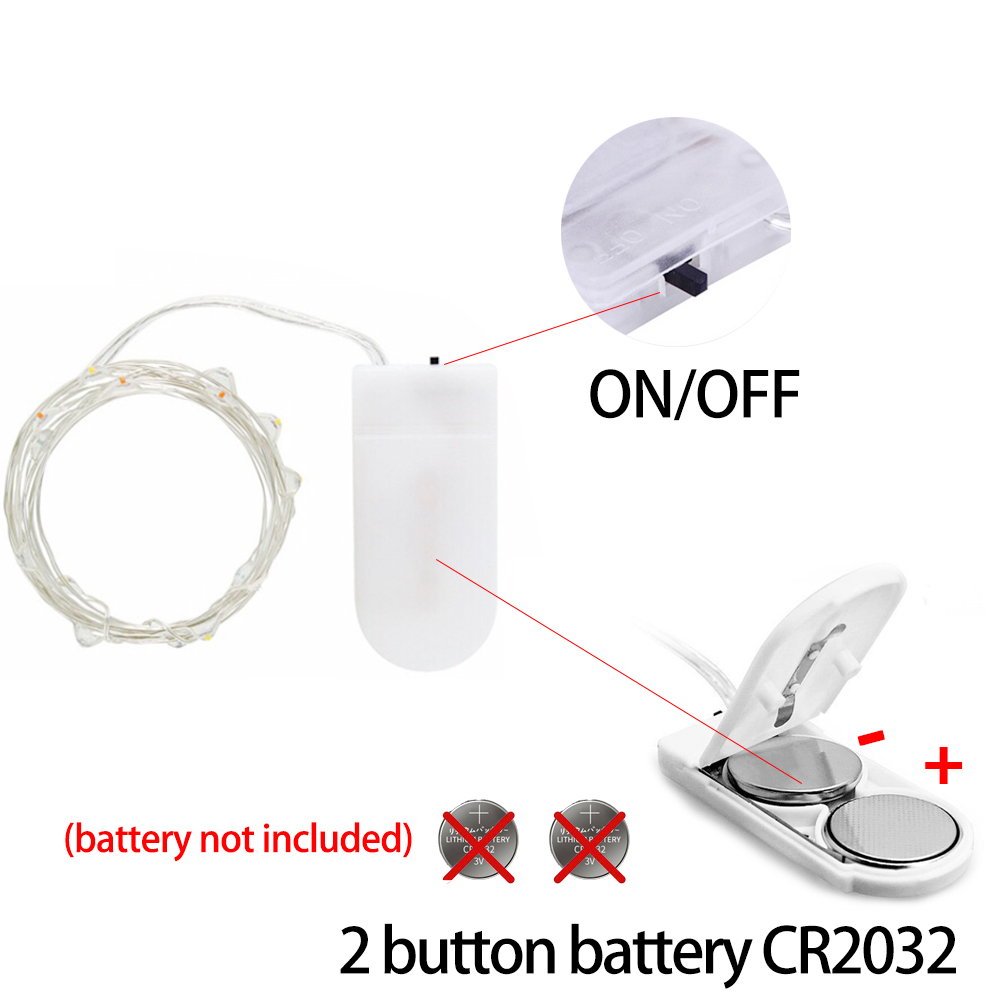 LED フェアリーライト銅線防水ガーランド 1 メートル/2 - Outdoor Camping Lights String のレビューと価格